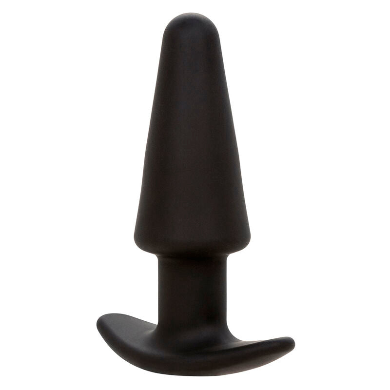 CALEXOTICS - ROCK BUND TAPERED ANAL PLUG 10 VIBRACIONES SILIKONE SORT