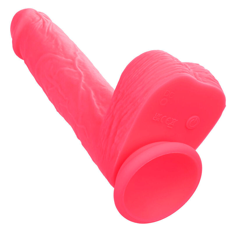 CALEXOTICS - VIBRATEUR RÉALISTE À CLOUS 10 VIBRATIONS ROSE