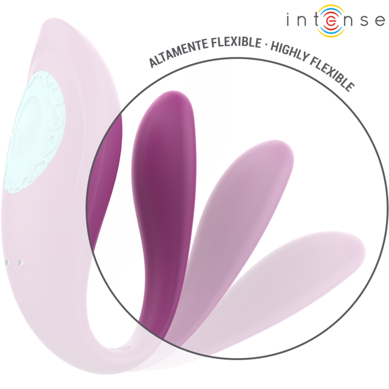 INTENSE - ANNIE U-FORMET VIBRATOR OG STIMULATOR LILLA FJERNBETJENING