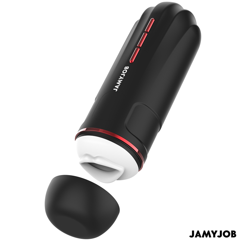 JAMYJOB - MEGABITE AUTOMATIC MOUTH MASTURBATOR 5 SUGE- OG VIBRATIONSFUNKTIONER