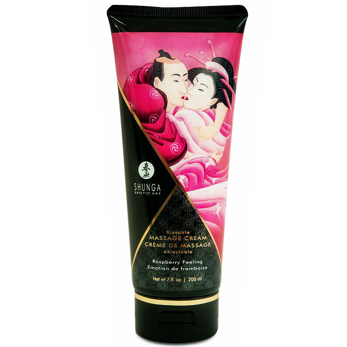 SHUNGA - HINDBÆR MASSAGECREME 200 ML