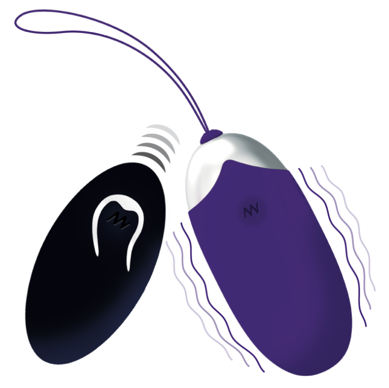 INTENSE - FLIPPY II ŒUF VIBRANT AVEC TÉLÉCOMMANDE VIOLET
