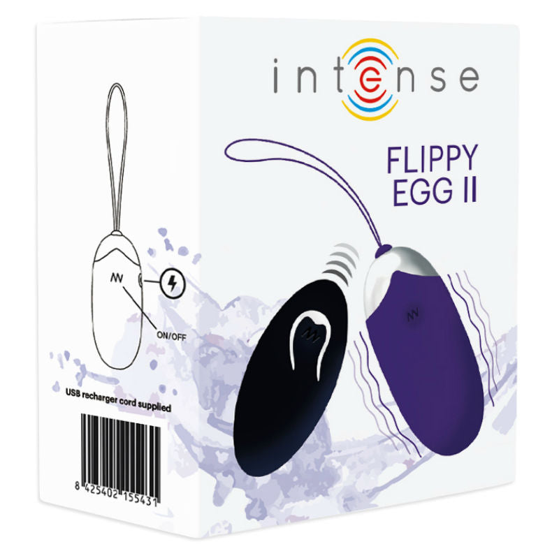 INTENSE - FLIPPY II ŒUF VIBRANT AVEC TÉLÉCOMMANDE VIOLET
