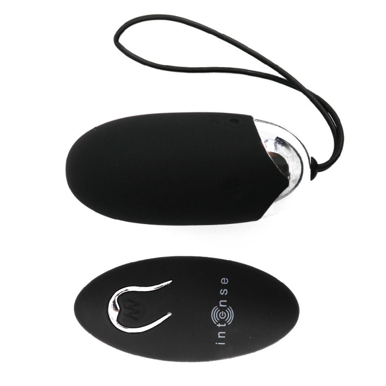 INTENSE - FLIPPY II ŒUF VIBRANT AVEC TÉLÉCOMMANDE NOIR