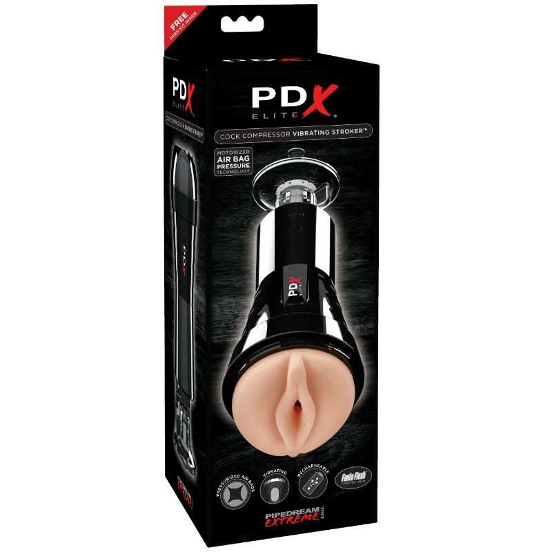 PDX ELITE - COMPRESSEUR DE PÉNIS VIBRANT