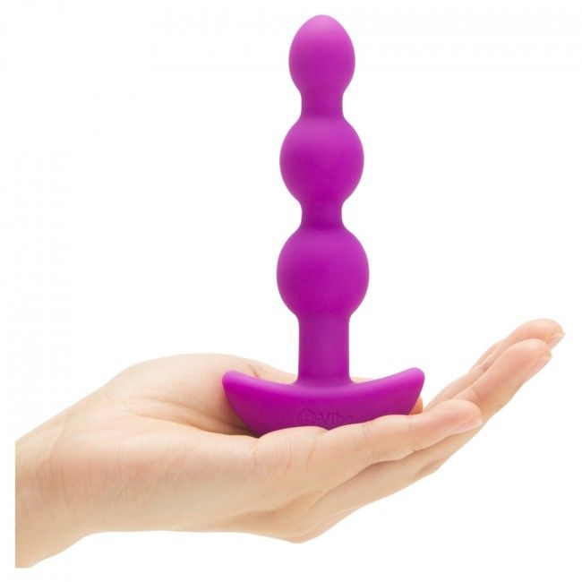 B-VIBE - TRIPLET ANAL FJERNBETJENING PERLER PINK