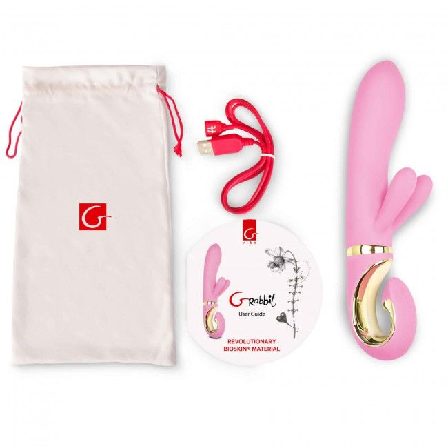G-VIBE - Vibromasseur lapin rose G-RABBIT