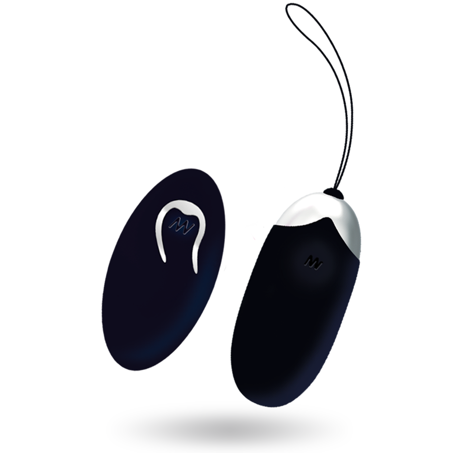 INTENSE - FLIPPY II ŒUF VIBRANT AVEC TÉLÉCOMMANDE NOIR