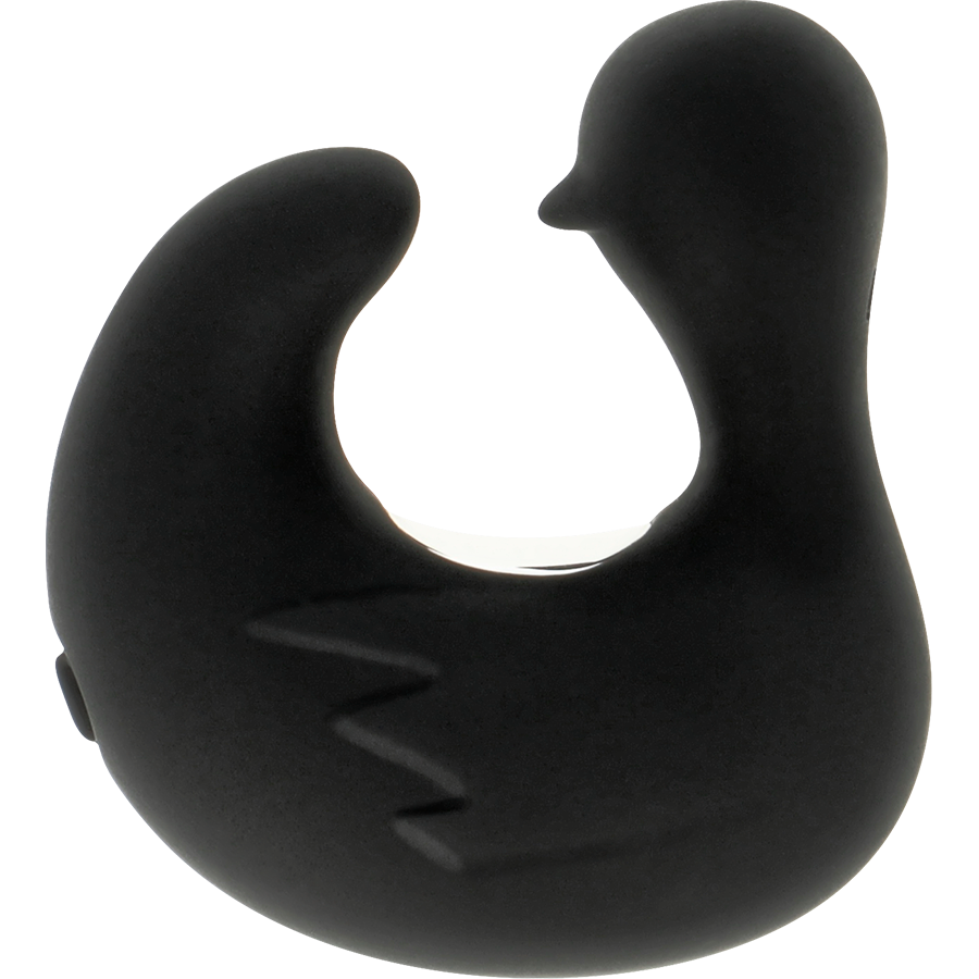BLACK&SILVER - DUCKYMANIA DÉ À COUPER EN SILICONE RECHARGEABLE ET STIMULANT POUR CANARD