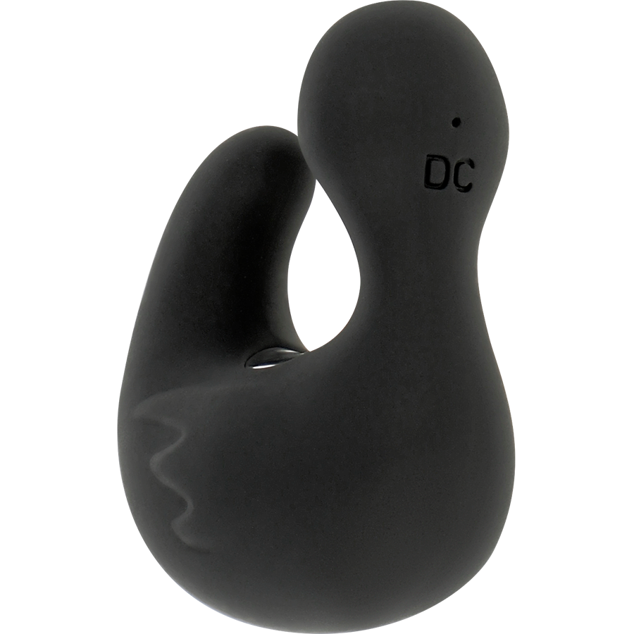 BLACK&SILVER - DUCKYMANIA DÉ À COUPER EN SILICONE RECHARGEABLE ET STIMULANT POUR CANARD