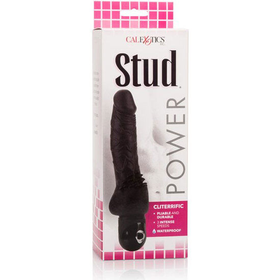 CALEXOTICS - POWER STUD KLITERIFISK SORT VIBRATOR