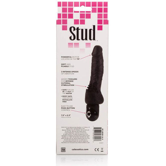 CALEXOTICS - POWER STUD KLITERIFISK SORT VIBRATOR