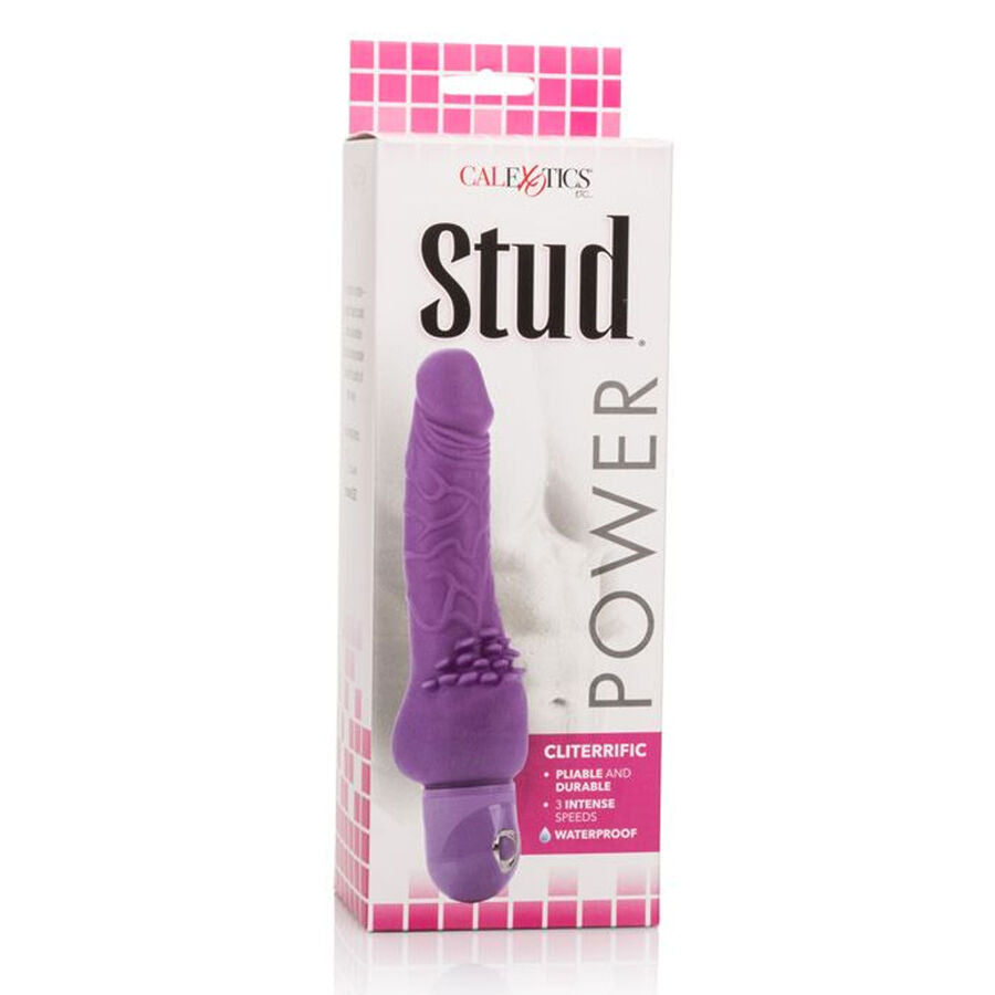 CALEXOTICS - POWER STUD KLITERRIFISK LILLA VIBRATOR