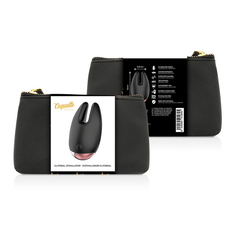COQUETTE CHIC DESIRE - CLITORIAL STIMULATOR SORT / GULD