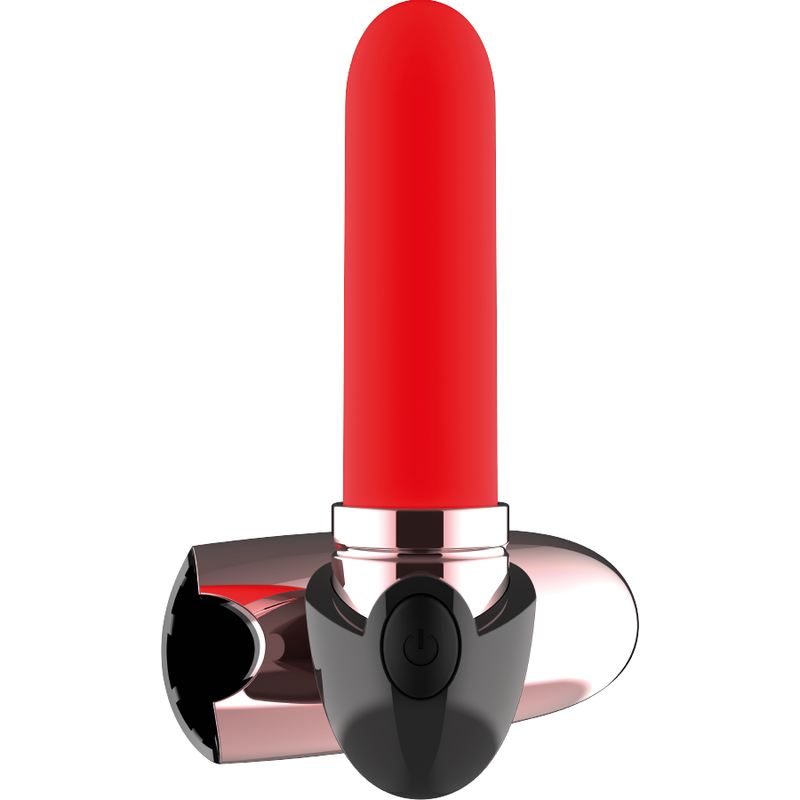 COQUETTE CHIC DESIRE - VIBRATOR GENOPLADELIG LÆBESTIFT SORT/ GULD