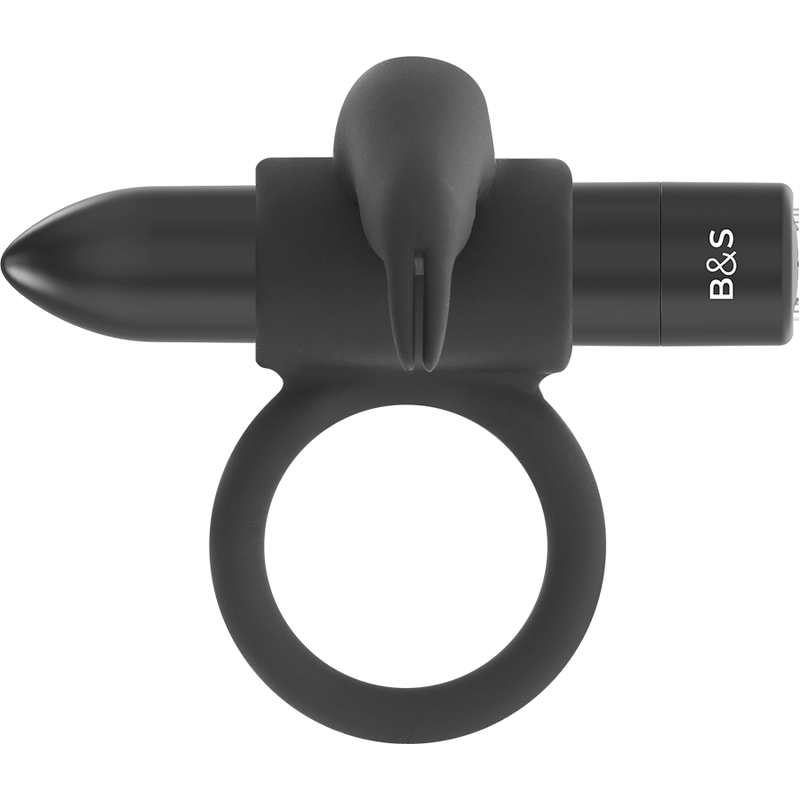 SORT&SØLV - BURTON RING 10 VIBRATIONSFUNKTIONER SORT