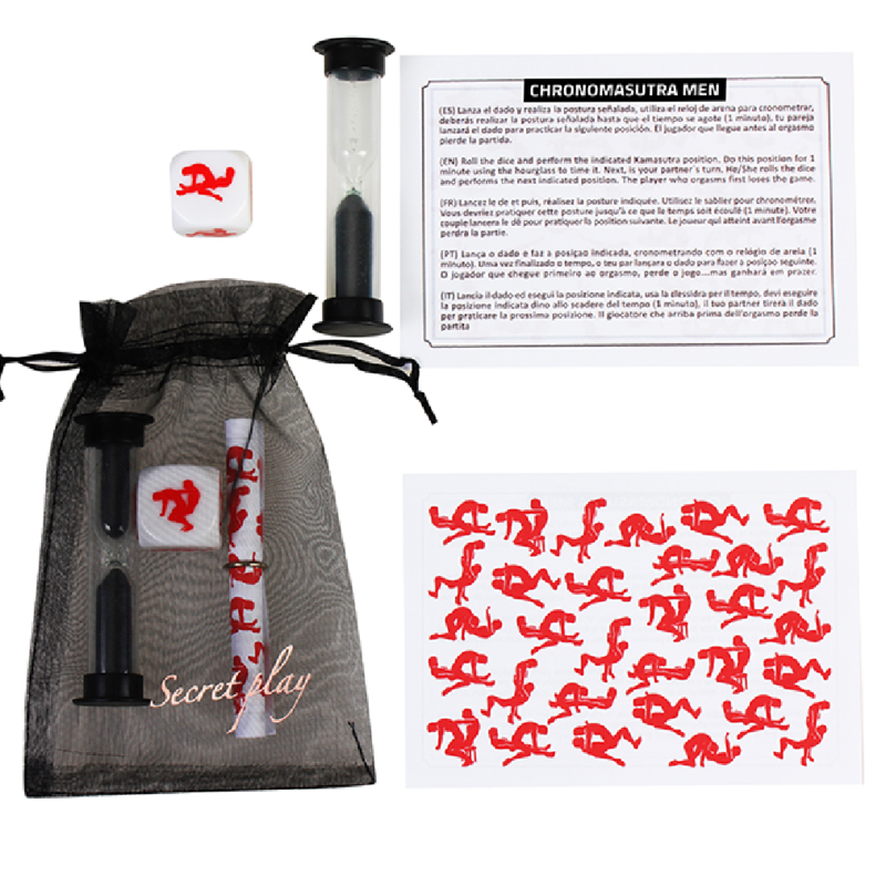 SECRETPLAY - KIT DE JEU GAY CHRONOMASUTRA (ES/EN/IT/PT/FR)