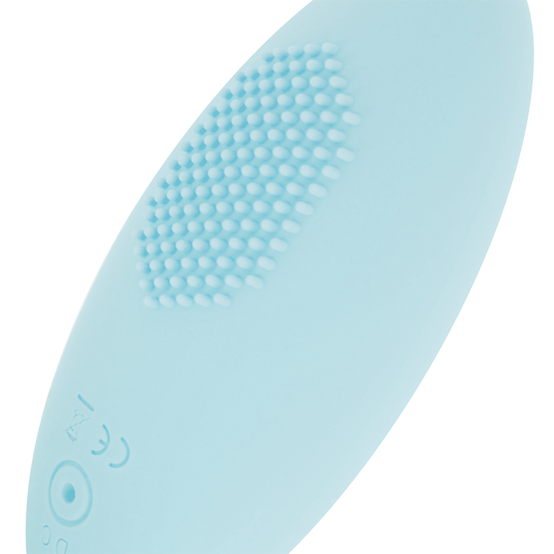 OHMAMA - TEXTURED VIBRATING EGG 10 MODES BLÅ