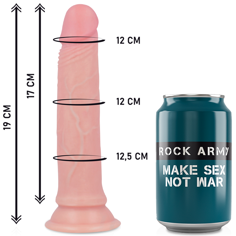 ROCKARMY - HARNAIS + GODE SILICONE LIQUIDE PREMIUM AVENGER 19 CM -O- 3,98 CM