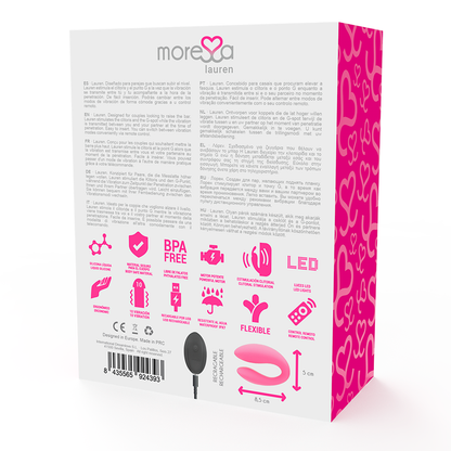 MORESSA - LAUREN FJERNBETJENING STIMULATOR TIL PAR