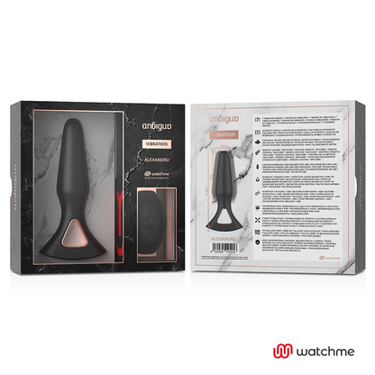 ANBIGUO - WATCHME FJERNBETJENING VIBRATOR ANAL STIK ALEXANDRU