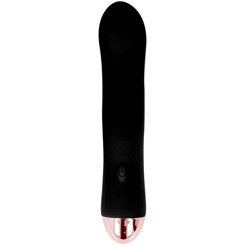 DOLCE VITA - GENOPLADELIG VIBRATOR TO SORT 7 SPEED
