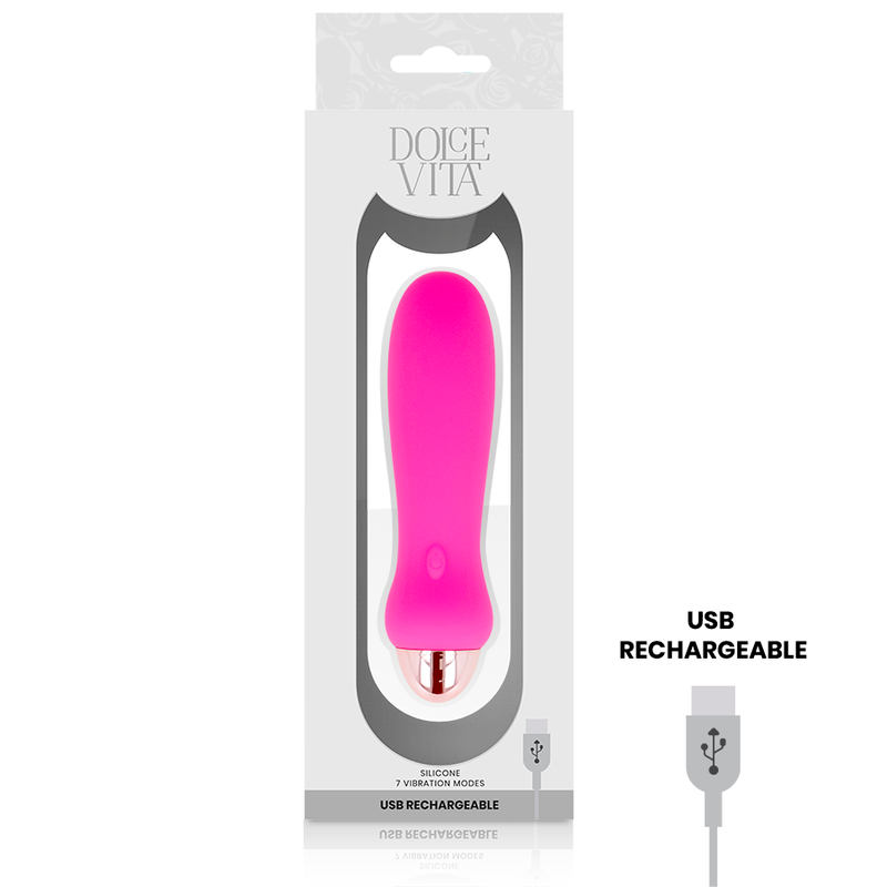 DOLCE VITA - VIBRATEUR RECHARGEABLE FIVE ROSE 7 VITESSES