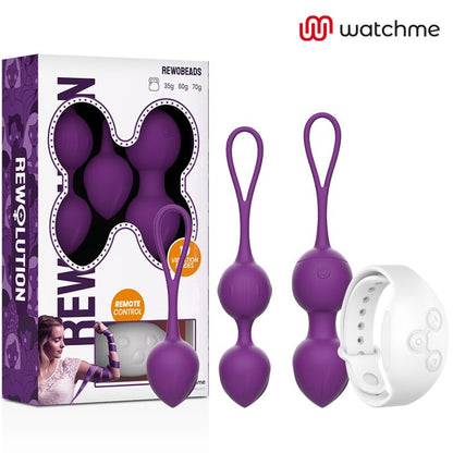 REWOLUTION - BOULES VIBRATRICES REWOBEADS TÉLÉCOMMANDÉES AVEC TECHNOLOGIE WATCHME