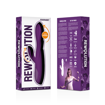 REVOLUTION - REWORABBIT FLEKSIBEL VIBRATOR MED KANIN