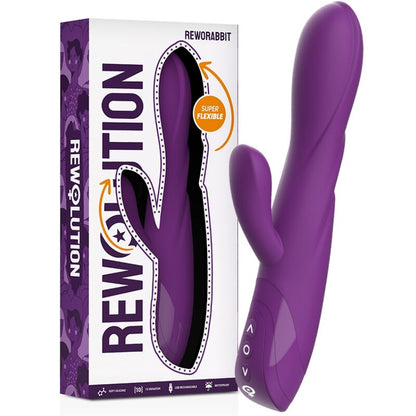 REVOLUTION - REWORABBIT FLEKSIBEL VIBRATOR MED KANIN