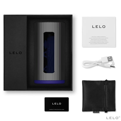 LELO - F1S V2 MASTURBATOR MED BLÅ OG METAL SDK-TEKNOLOGI