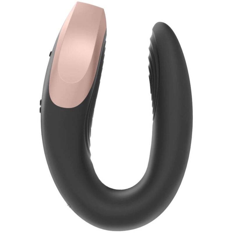 SATISFYER - VIBRATEUR PARTENAIRE DE LUXE DOUBLE LOVE NOIR