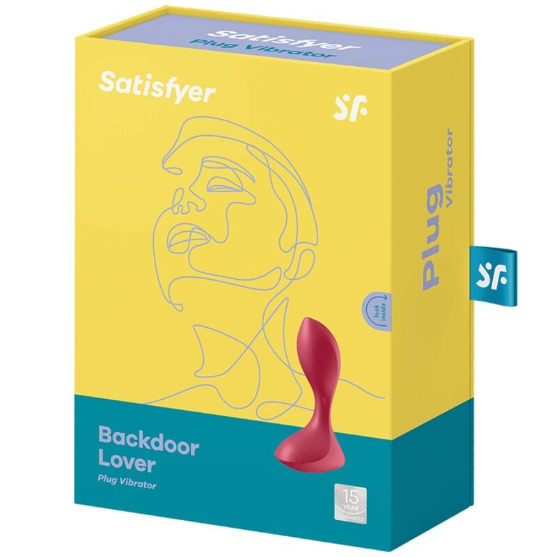 TILFREDSHEDENDE - BAGUDØRSELKER VIBRERINGSTIK RØDT