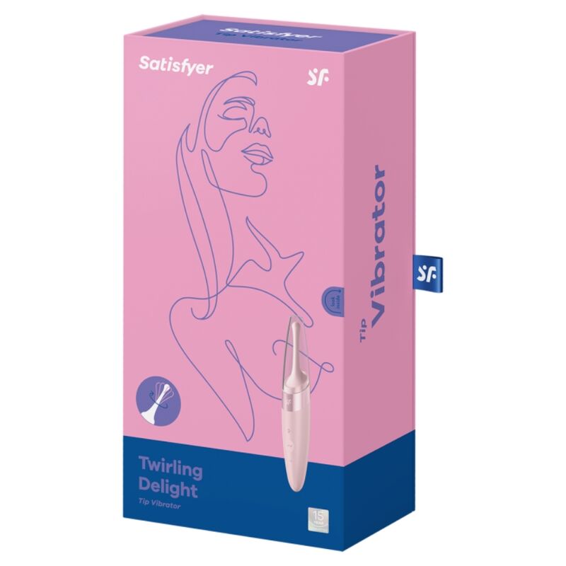 TILFREDSHEDENDE - TWIRLING DELIGHT CLIT TIP VIBRATOR PINK