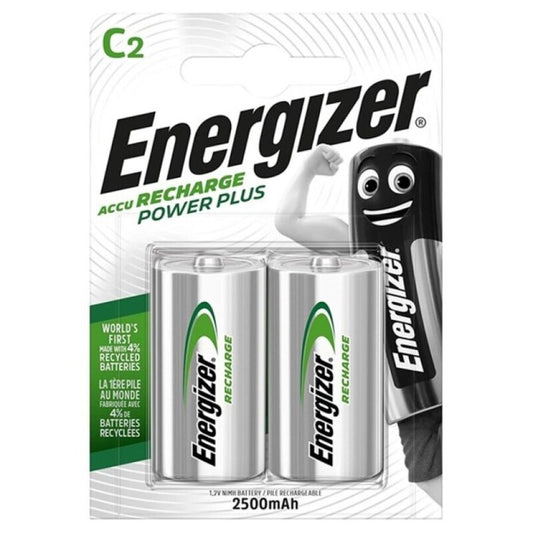 ENERGIZER - POWER PLUS GENOPLADELIGT BATTERI HR14 C 2500mAh 2 ENH.