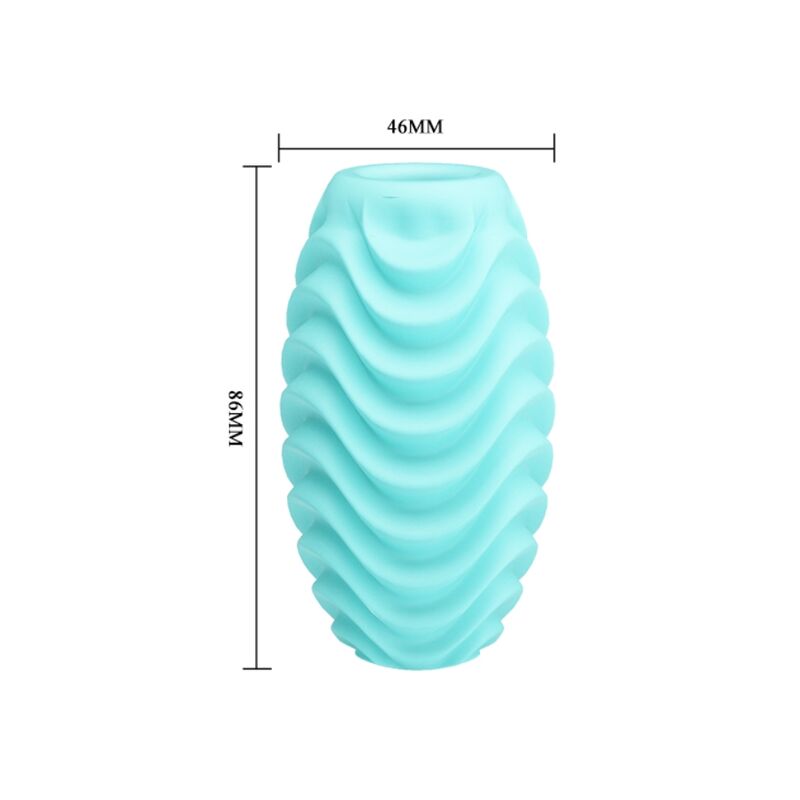 PRETTY LOVE - ŒUF MASTURBATEUR DOUBLE FACE TURQUOISE