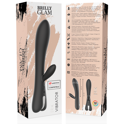 BRILLY GLAM - ERIK VIBRATOR WATCHME TRÅDLØS TEKNOLOGI KOMPATIBEL
