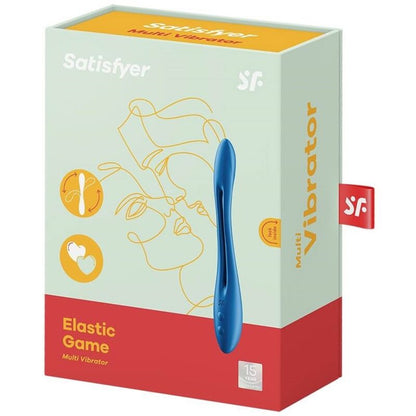 TILFREDSHEDENDE - ELASTISK SPIL MULTI VIBRATOR BLÅ