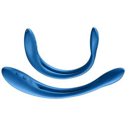 TILFREDSHEDENDE - ELASTISK SPIL MULTI VIBRATOR BLÅ