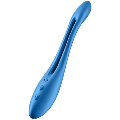 TILFREDSHEDENDE - ELASTISK SPIL MULTI VIBRATOR BLÅ