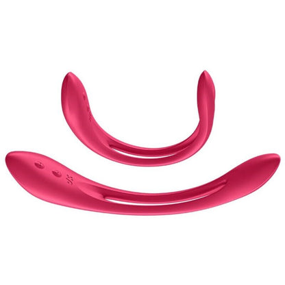TILFREDSHEDENDE - ELASTISK JOY MULTI VIBRATOR RØD
