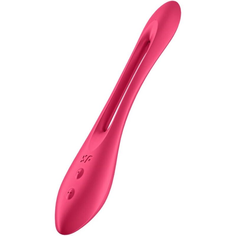 TILFREDSHEDENDE - ELASTISK JOY MULTI VIBRATOR RØD