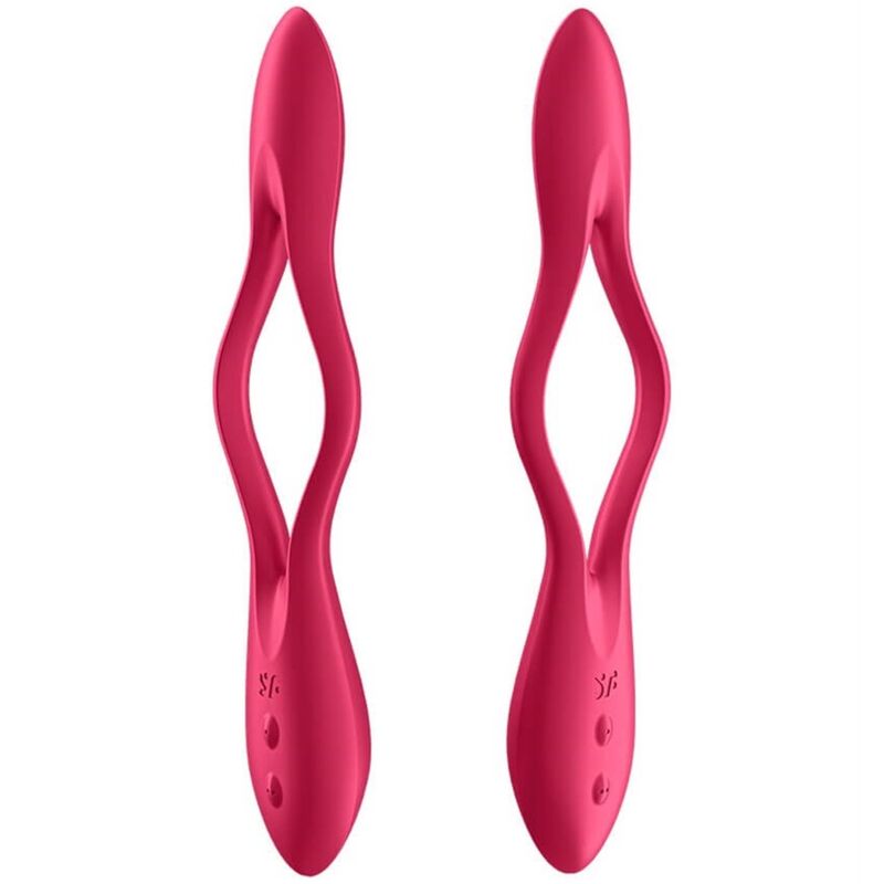 TILFREDSHEDENDE - ELASTISK JOY MULTI VIBRATOR RØD
