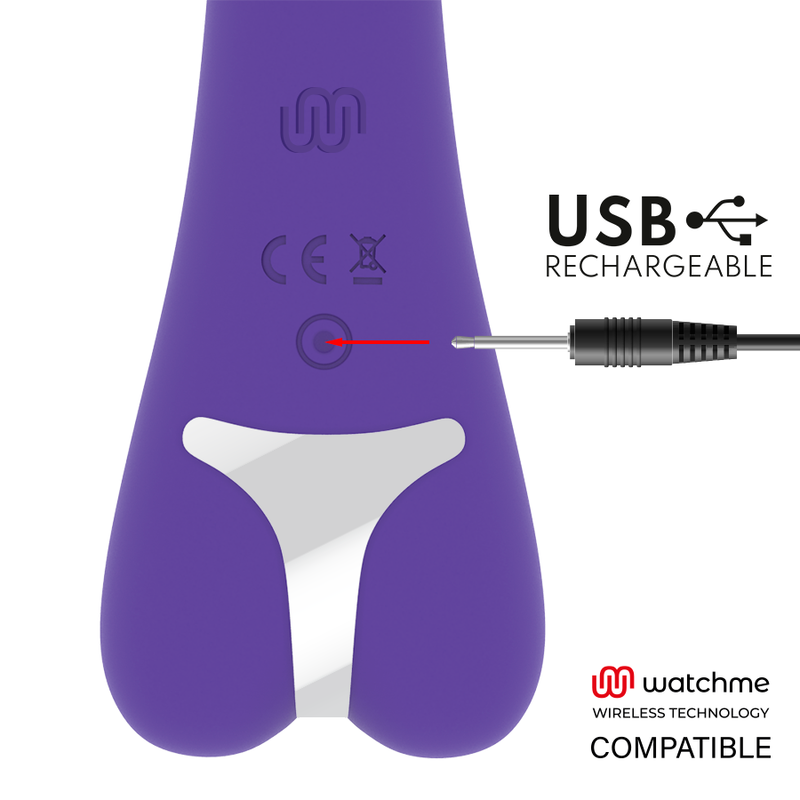 MR BOSS - VIBRATEUR ENZO WATCHME COMPATIBLE AVEC LA TECHNOLOGIE SANS FIL