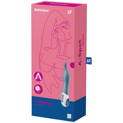 TILFREDSHEDENDE - FANTASTISK 1 ASPOT VIBRATOR BLÅ