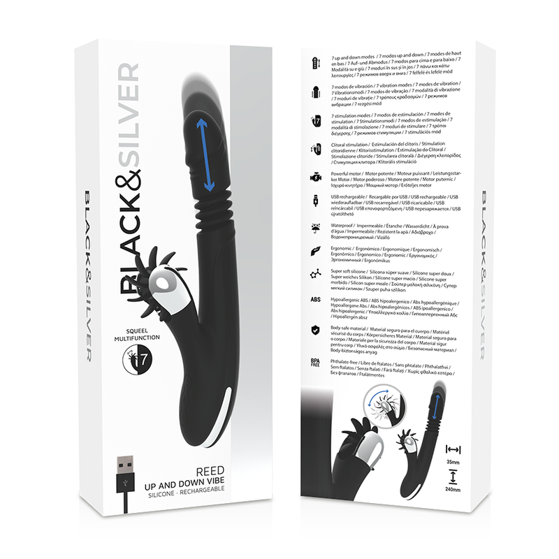 BLACK&amp;SILVER - BUNNY REED VIBRANT HAUT ET BAS