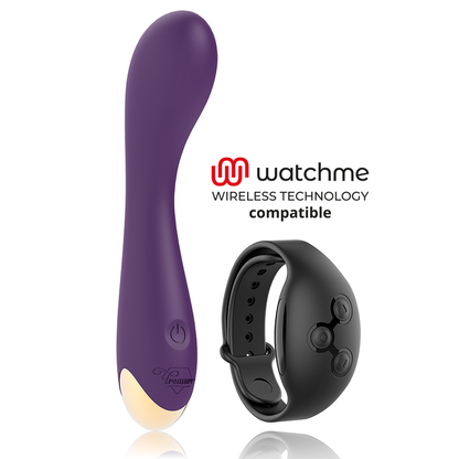 TREASURE - VIBRATEUR POINT G HANSEL COMPATIBLE AVEC LA TECHNOLOGIE SANS FIL WATCHME