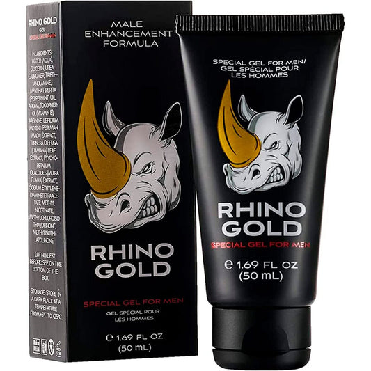 RHINO GULD - SPECIAL GEL TIL MÆND 50 ML