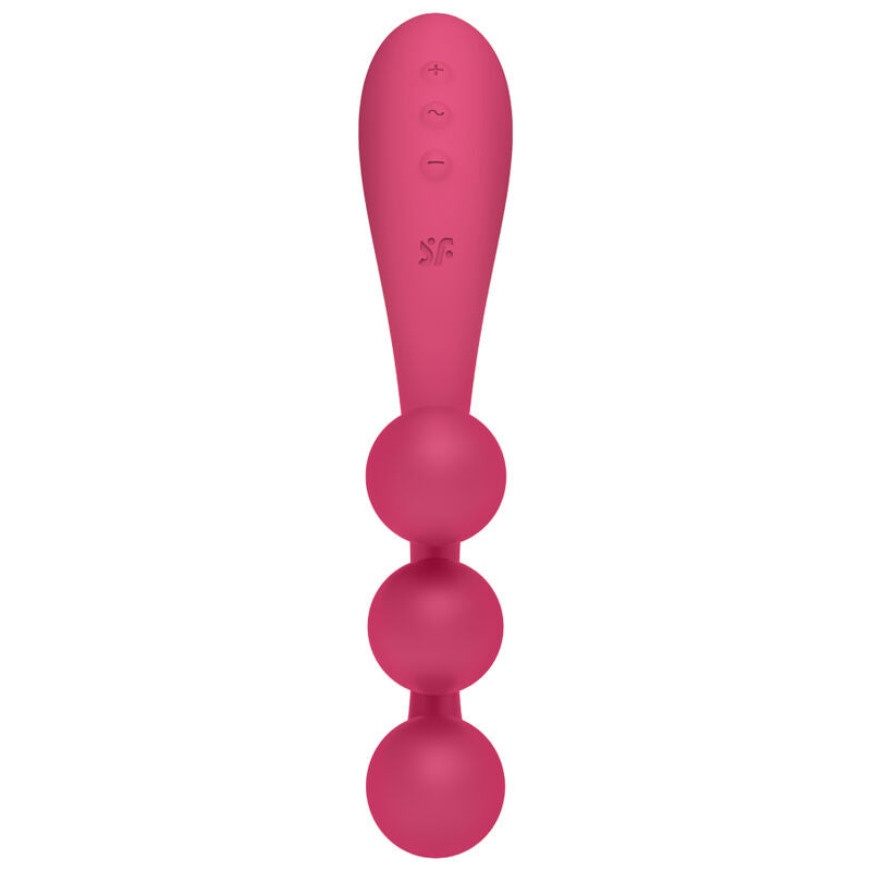 TILFREDSHEDENDE - TRI BALL 1 MULTI VIBRATOR RØD