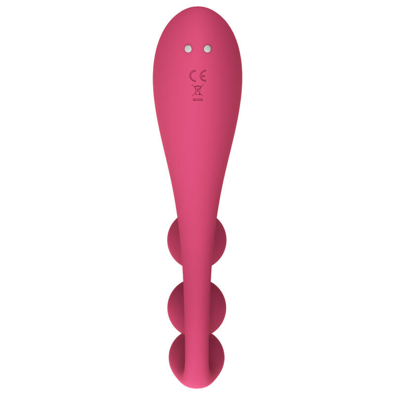 TILFREDSHEDENDE - TRI BALL 1 MULTI VIBRATOR RØD